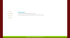 Desktop Screenshot of narmadamedicalagency.alliedsoftech.com