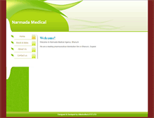Tablet Screenshot of narmadamedicalagency.alliedsoftech.com